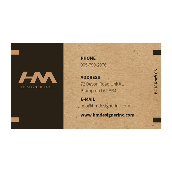 BC18Kraft CS-2 graphic design