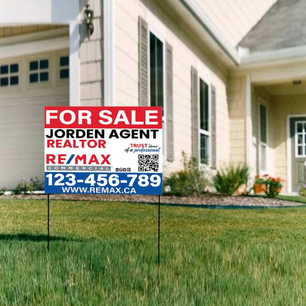 Lawn Sign PSD Mockup