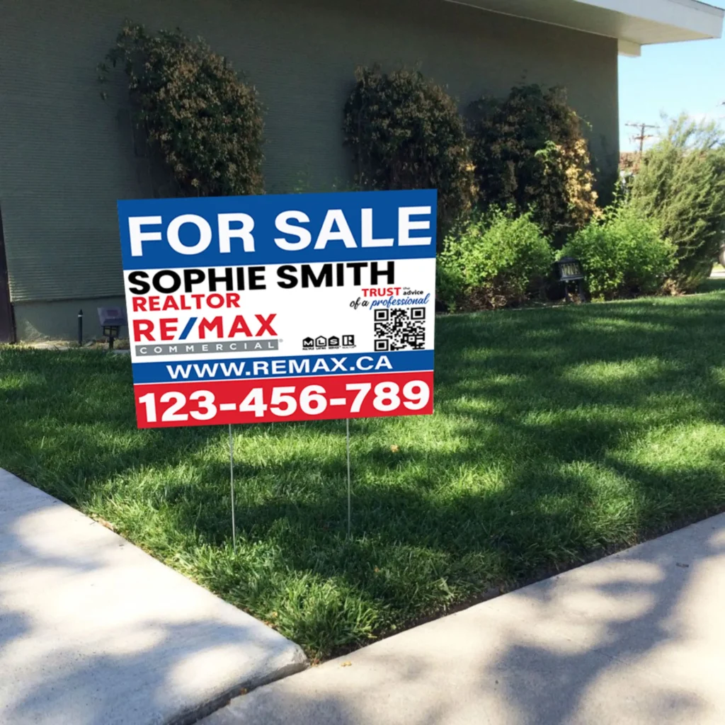 Real Estate Yard Sign Mockup51